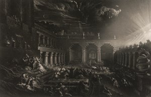 Belsazars Fest, aus Illustrationen der Bibel