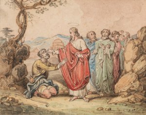 Christus heilt einen Blinden