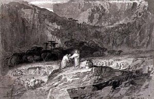 Speisung der Fünftausend von John Martin