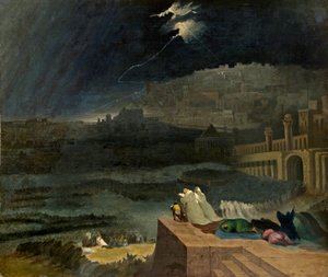 Reue von Ninive, ca. 1840 von John Martin