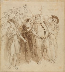 Falstaff verkleidet als Herne