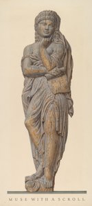 Zirkuswagenfigur: Muse