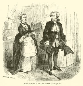 Illustration für Eine Geschichte aus zwei Städten von Charles Dickens