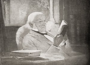 William Ewart Gladstone (1809-98) im Alter, Illustration aus 