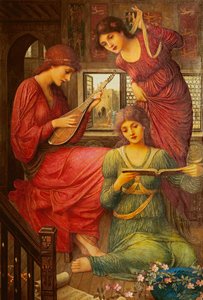 In den goldenen Tagen von John Melhuish Strudwick