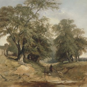 Landschaft mit Reiter, ca. 1850