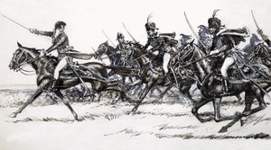 Kavallerieangriff von John Millar Watt