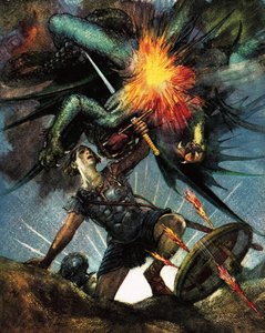 Christus kämpft um sein Leben von John Millar Watt