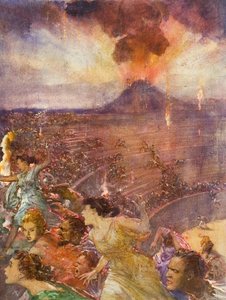 Ausbruch des Vesuvs von John Millar Watt