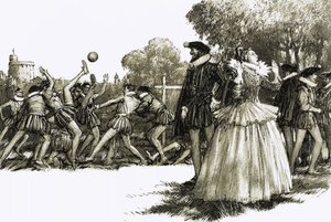 Königin Elizabeth I. war entsetzt über den brutalen Sport von John Millar Watt