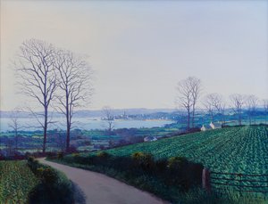 Mounts Bay im Winter von John Miller