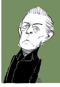 Franz Berwald, Karikatur des schwedischen Komponisten