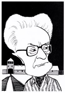 Primo Levi - Karikatur