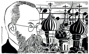 Rimsky Korsakov Porträt (Russischer Komponist)