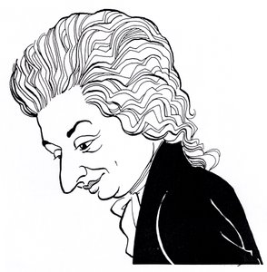 Wolfgang Amadeus Mozart - Karikatur