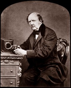 Porträt von William Henry Fox Talbot (1800-1877), englischer Physiker und Fotopionier, 1864 von John Moffat