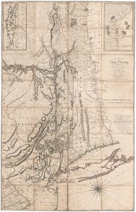 Karte von New York von Montresor von John Montresor