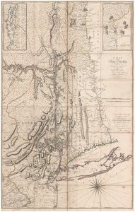 Eine Karte der Provinz New York… von Captain Montresor von John Montresor