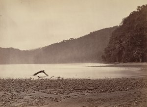 Tropische Landschaft, das Ende des vorgeschlagenen Kanals, Limon Bay von John Moran