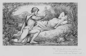 Robert Burns: Blühende Nelly (Gravur)