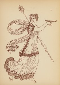 Antikes griechisches Frauenkostüm