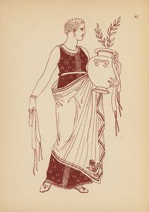 Antikes griechisches Frauenkostüm