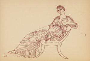 Antikes griechisches Frauenkostüm