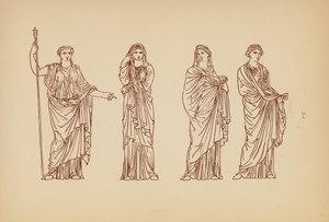 Antikes griechisches Frauenkostüm von John Moyr Smith