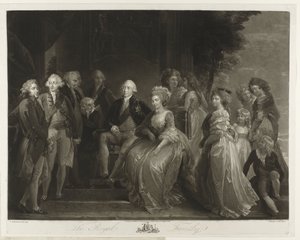 Porträt der königlichen Familie des Vereinigten Königreichs von John Murphy