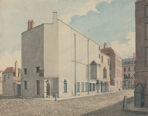 Argyll Concert Rooms, Regent Street, London: Perspektive von John Nash