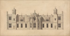 Corsham Court, Wiltshire: Erhebung der Nordfront
