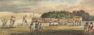 Eine Parade auf Epson Downs von John Nixon