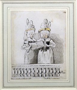 Ein Duett von Miss Harriett und Miss Theodosia Abrams, Harrison