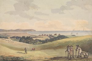 Eastbourne vom Sitz von Lord G. Cavendish im Park