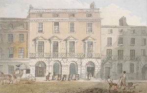 Freemasons Hall und Taverne, Great Queen Street, um 1800