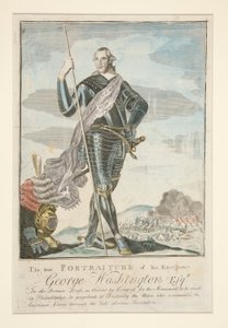 Das wahre Porträt seiner Exzellenz George Washington Esqr. im römischen Gewand von John Norman