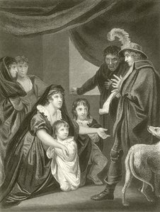 Lady Elizabeth Gray bittet Eduard IV., ihre Kinder zu schützen