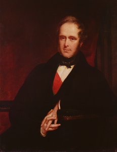 Porträt von Henry John Temple, 1844-45