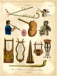 Musikinstrumente der Griechen und Römer