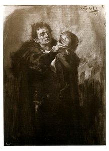 Forbes-Robertson als Hamlet von John Percival Gulich