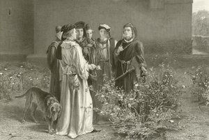 Die rivalisierenden Rosen von John Pettie