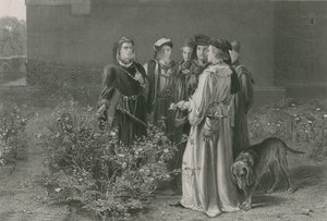 Die Szene im Tempelgarten, König Heinrich VI., Erster Teil von John Pettie