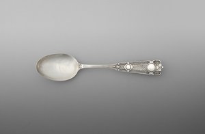 Teelöffel (einer von einem Paar), ca. 1860-90 (Silber)