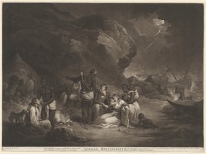 Afrikanische Gastfreundschaft, 1791 von John Raphael Smith