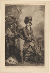 Oberstleutnant Sir Banastre Tarleton, veröffentlicht 1782