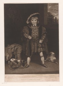 Porträt von John Crewe als Kind von John Raphael Smith