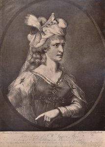 Sarah Siddons, walisische Schauspielerin, als Zara in William Congreves Stück Die Trauerbraut von John Raphael Smith
