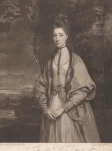 Die ehrenwerte Mrs. Anne Seymour Damer (geb. Conway) von John Raphael Smith