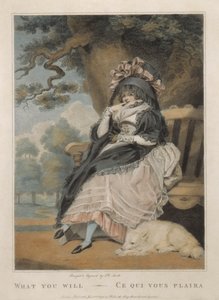 Was Sie Wollen - Ce Qui Vous Plaira, 1791 von John Raphael Smith