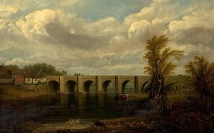 Alte Trent-Brücke, Nottingham, 1825